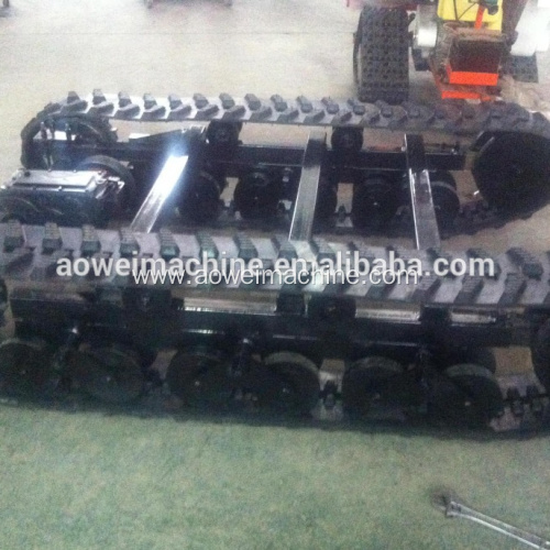 Rubber Crawler undercarriage track systems for mini excavator,loader Drilling Rigs dumper boats